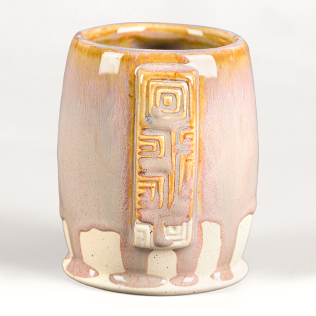 SW-198 Rose Quartz over SW-218 Micro Ash on EG002 Speckled Buff Engobe