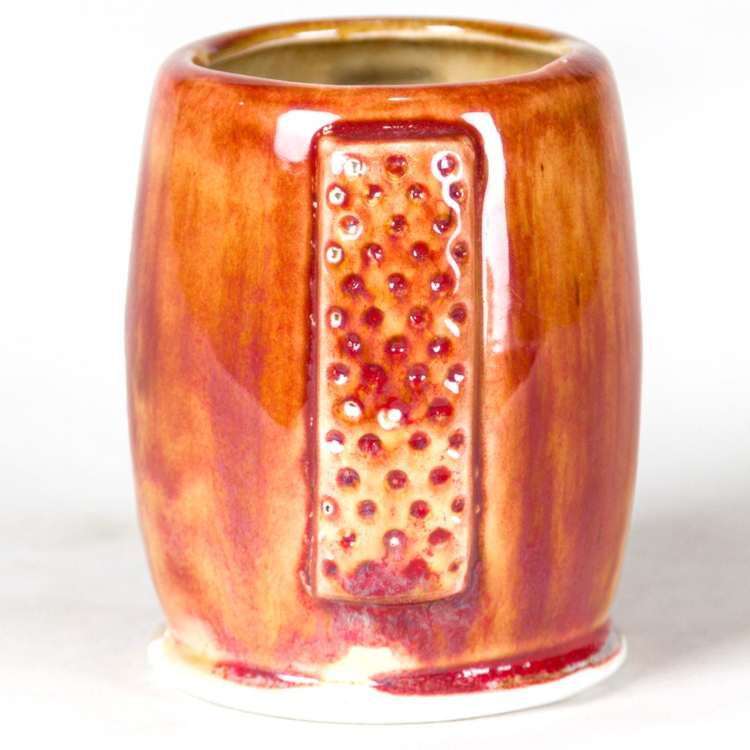SW-119 Cinnabar over SW-215 Micro Champagne