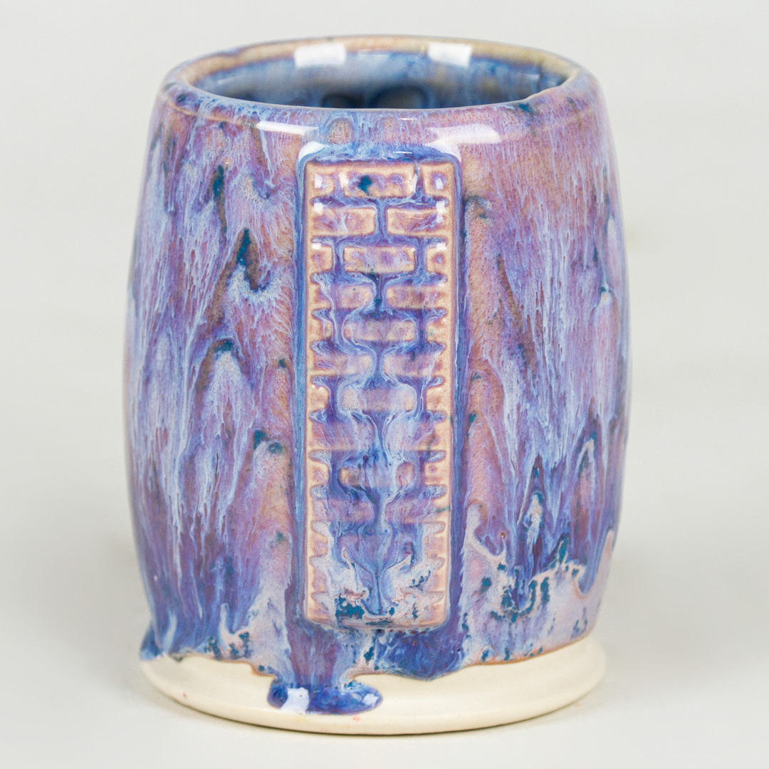 SW-106 Alabaster over SW-199 Purple Aster