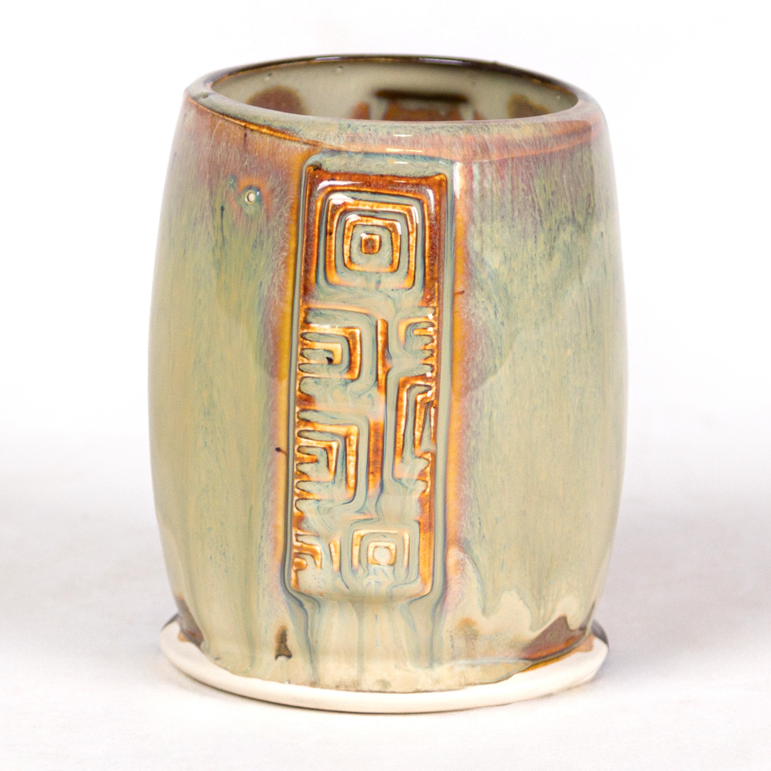 SW-112 Tiger’s Eye over SW-219 Opal Lustre