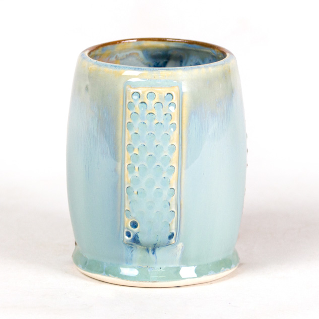 SW-196 Sand Dollar over SW-217 Micro Cerulean