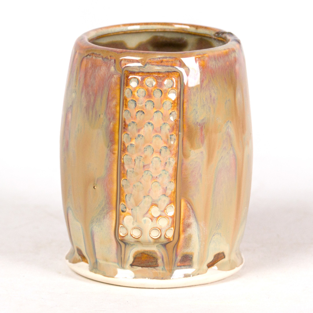 SW-203 Root Beer over SW-219 Opal Lustre