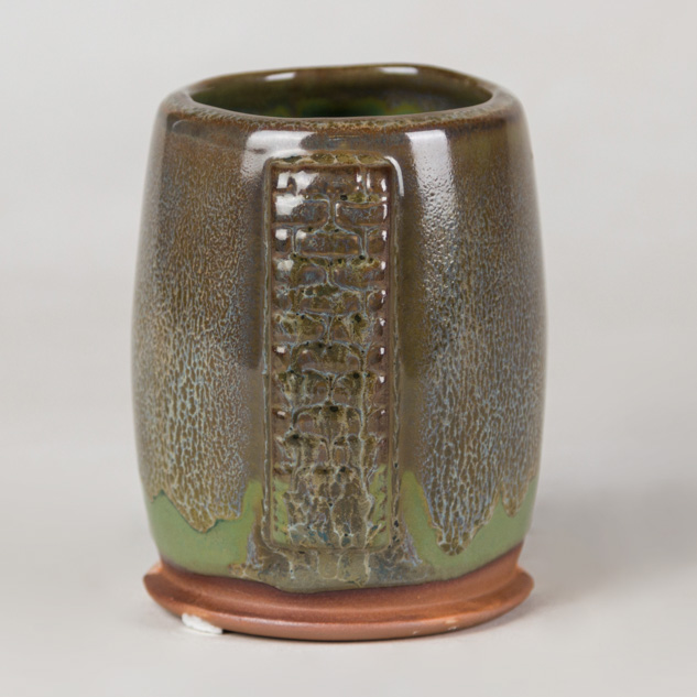 SW-219 Opal Lustre over SW-224 Tropical Teal on EG-007 Terracotta Engobe