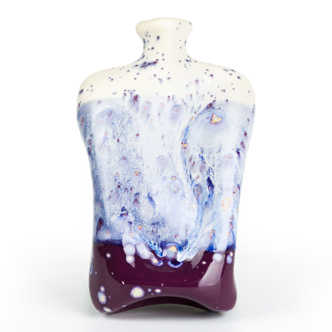 SW-153 Indigo Rain over SW-190 Passion Flower