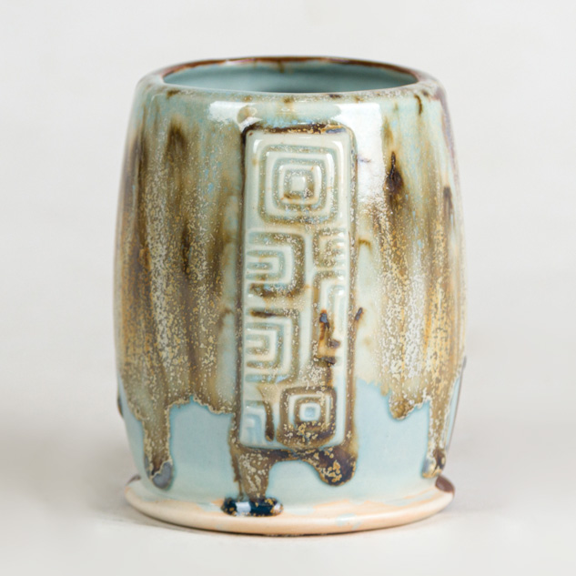 SW-155 Winter Wood over SW-201 Turquoise