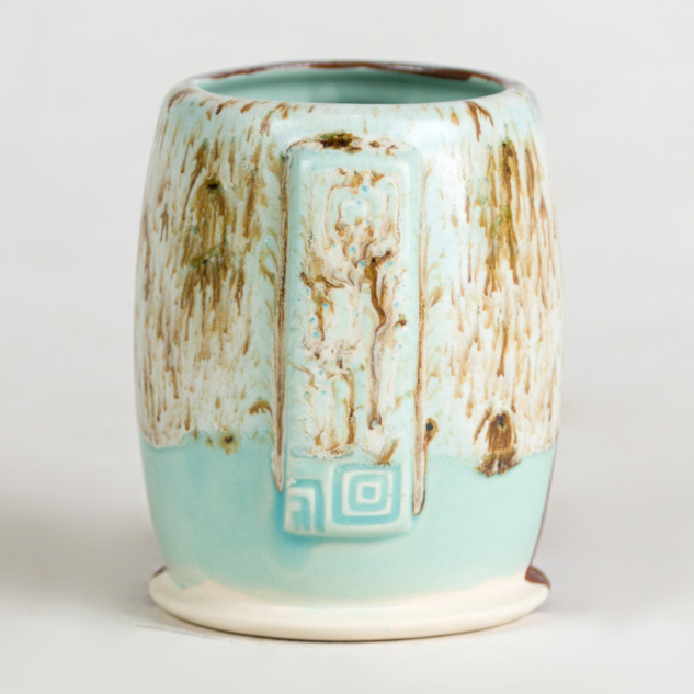 SW-155 Winter Wood over SW-201 Turquoise