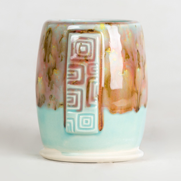 SW-192 Amaryllis over SW-201 Turquoise