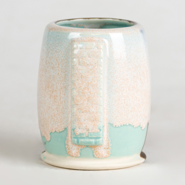 SW-196 Sand Dollar over SW-201 Turquoise