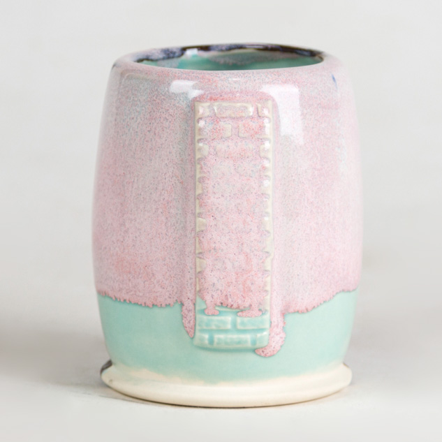 SW-198 Rose Quartz Wash over SW-201 Turquoise