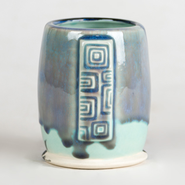 SW-218 Micro Ash over SW-201 Turquoise