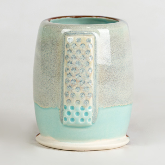 SW-219 Opal Lustre over SW-201 Turquoise