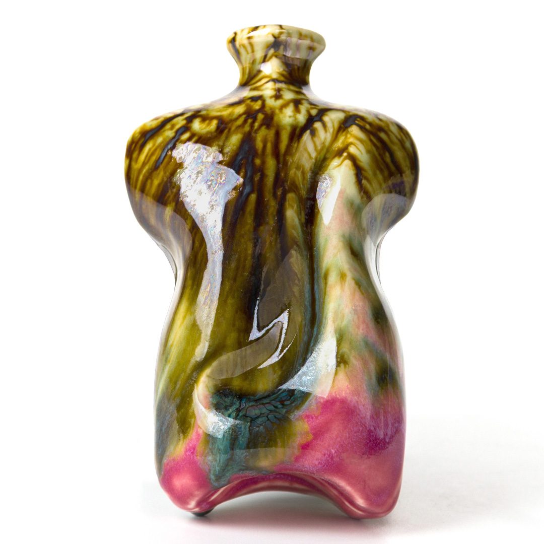 SW-222 Green Jasper over SW-251 Pink Opal