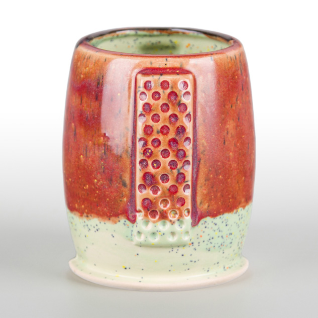 SW-113 Speckled Plum over SW-221 Mint Speck