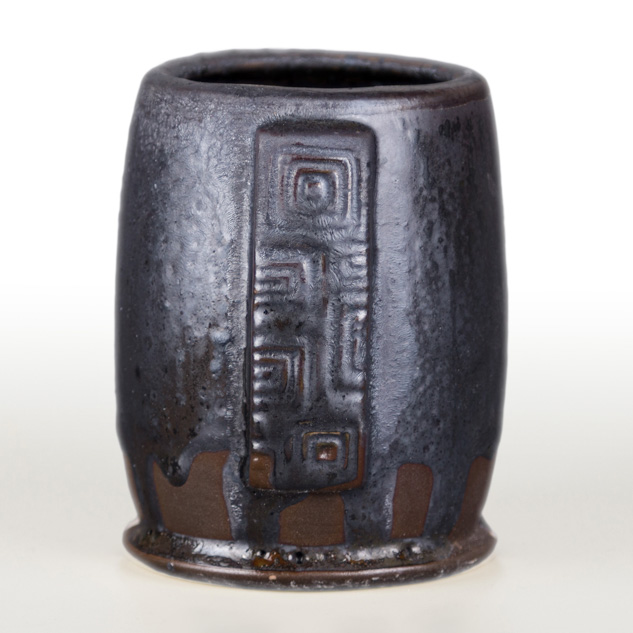 SW-130 Copper Jade over SW-220 Black Timber on EG-004 Dark Brown Engobe