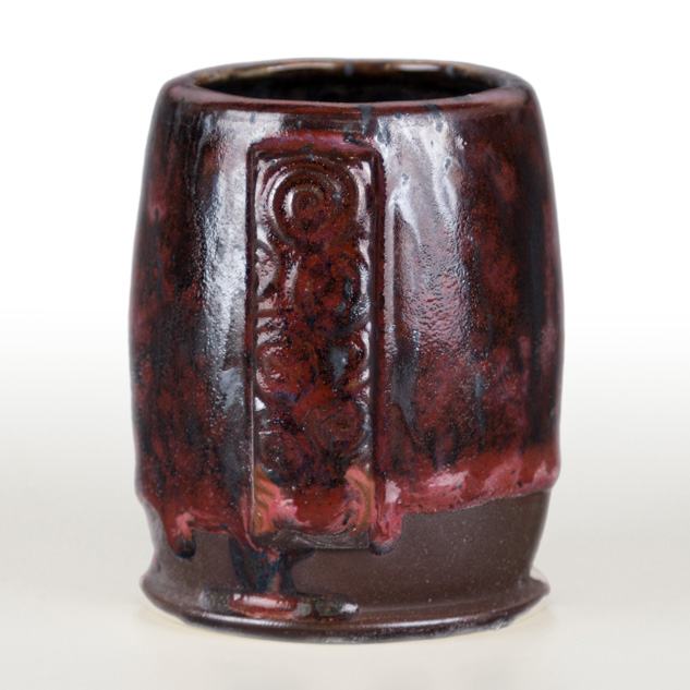 SW-177 Raspberry Mist over SW-220 Black Timber on EG-004 Dark Brown Engobe
