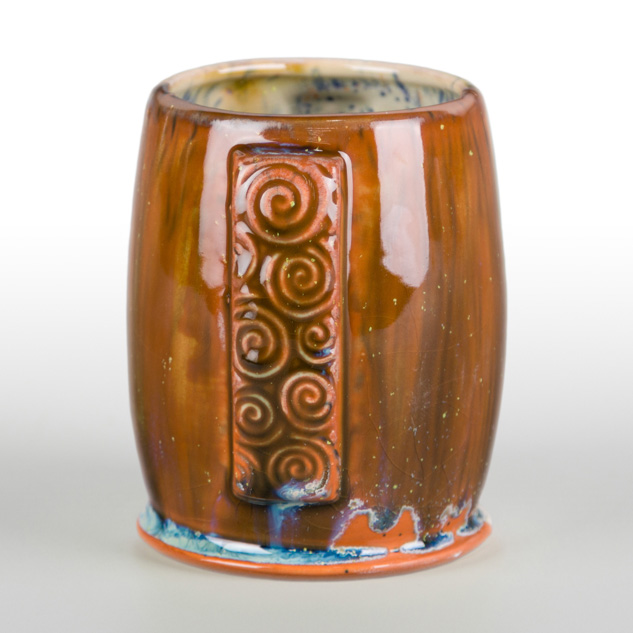 SW-193 Ivy over SW-221 Mint Speck on EG-007 Terracotta Engobe