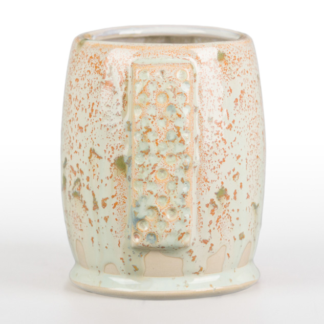 EL-107 Amber Ash over SW-223 Milk Glass