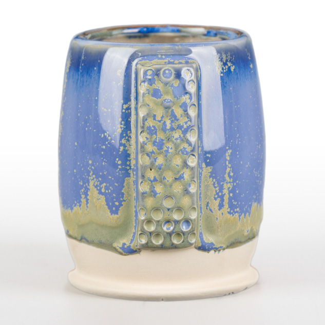 SW-105 Frost Blue over SW-223 Milk Glass