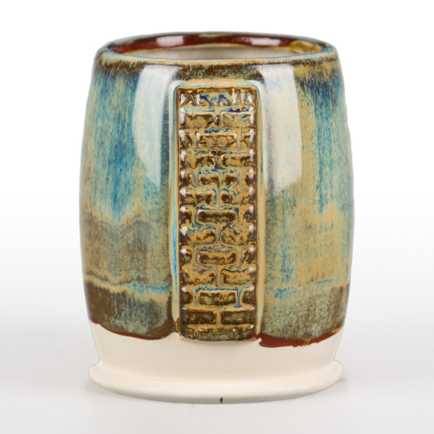 SW-128 Cordovan over SW-223 Milk Glass