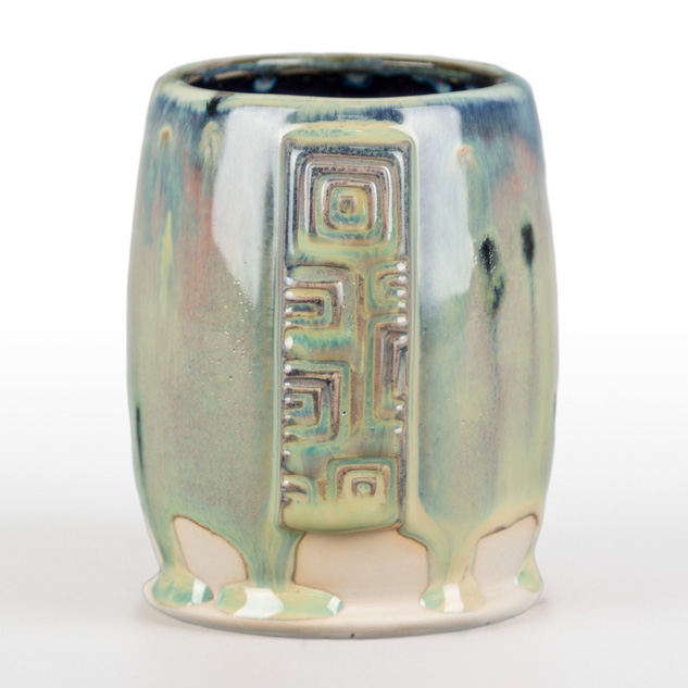 SW-146 Aurora Green over SW-223 Milk Glass