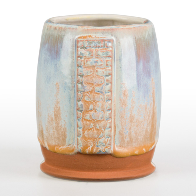 SW-187 Himalayan Salt over SW-223 Milk Glass on EG-007 Terracotta Engobe