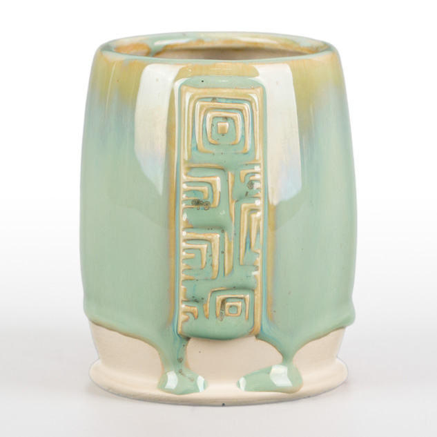 SW-216 Micro Jade over SW-223 Milk Glass