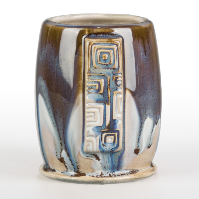 SW-402 Dark Flux over SW-223 Milk Glass