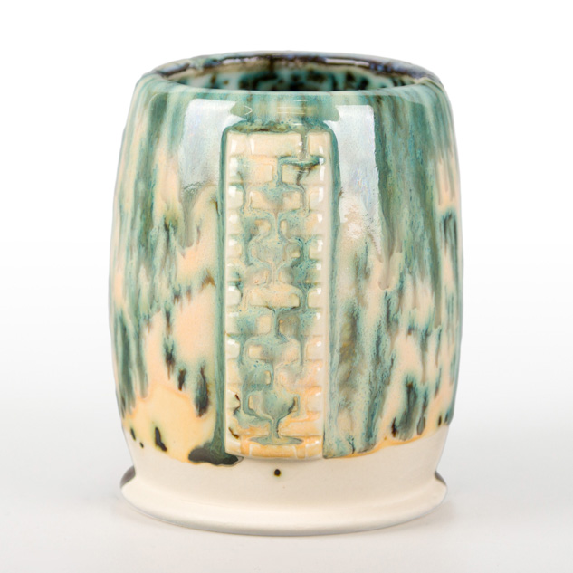 SW-168 Coral Sands over SW-222 Green Jasper