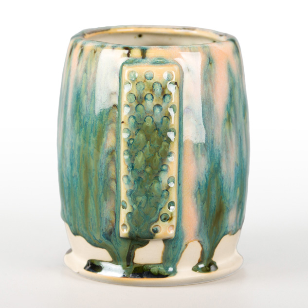 SW-222 Green Jasper over SW-168 Coral Sands
