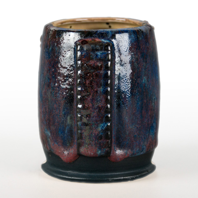 SW-222 Green Jasper over SW-199 Purple Aster on EG-005 Black Engobe