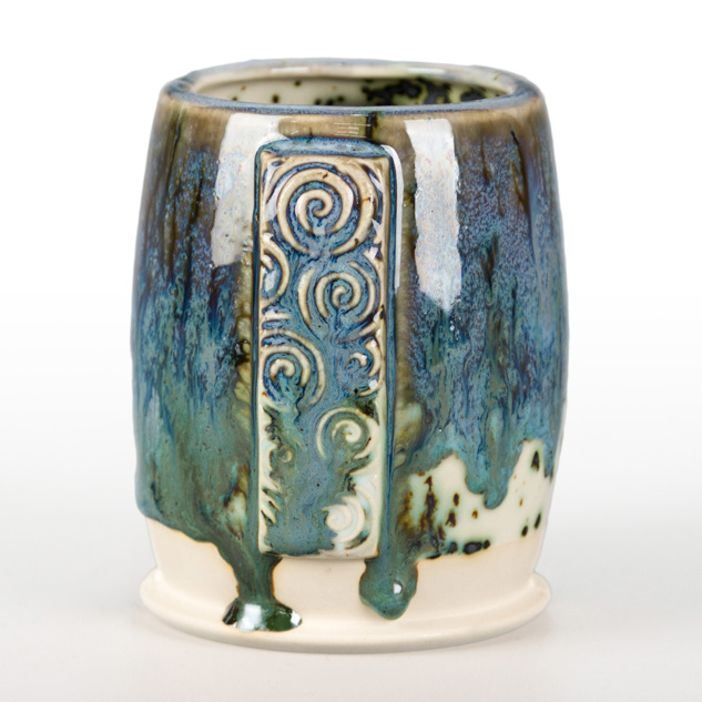 SW-222 Green Jasper over SW-402 Dark Flux