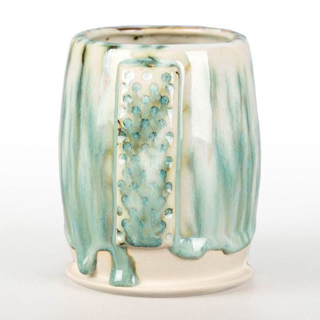 SW-222 Green Jasper over SW-223 Milk Glass