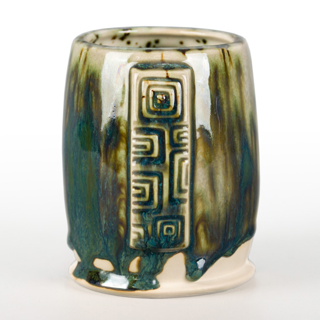 SW-222 Green Jasper over SW-255 Gray Opal