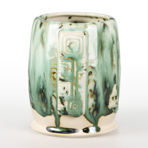 SW-401 Light Flux over SW-222 Green Jasper