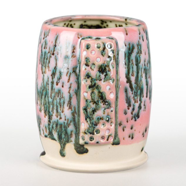 SW-222 Green Jasper over SW-511 Pink Gloss