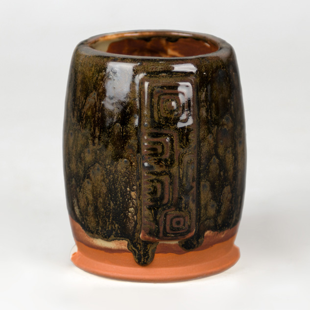 SW-220 Black Timber over SW-122 Maycoshino on EG-007 Terracotta Engobe