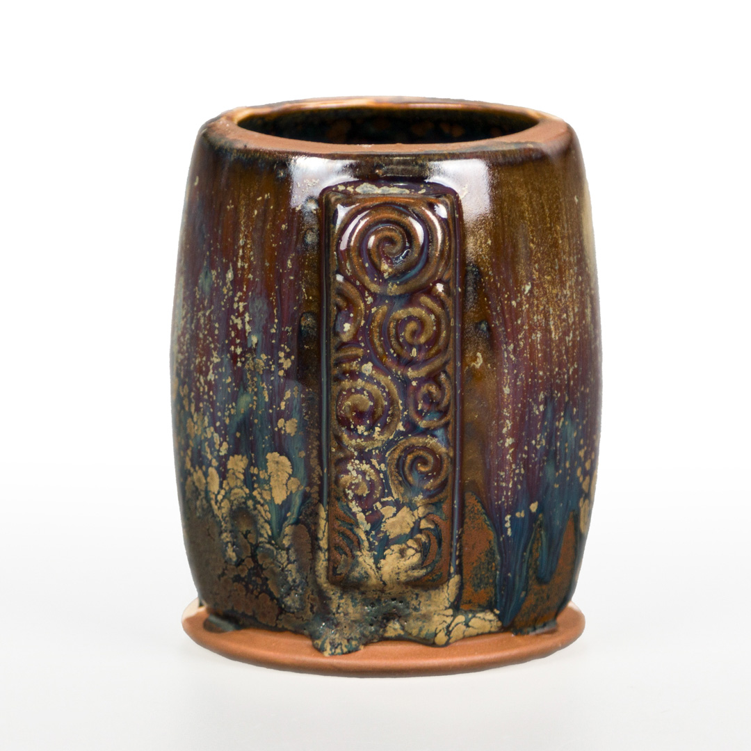 SW-118 Sea Salt over SW-229 Mood Ring on EG007 Terracotta Engobe