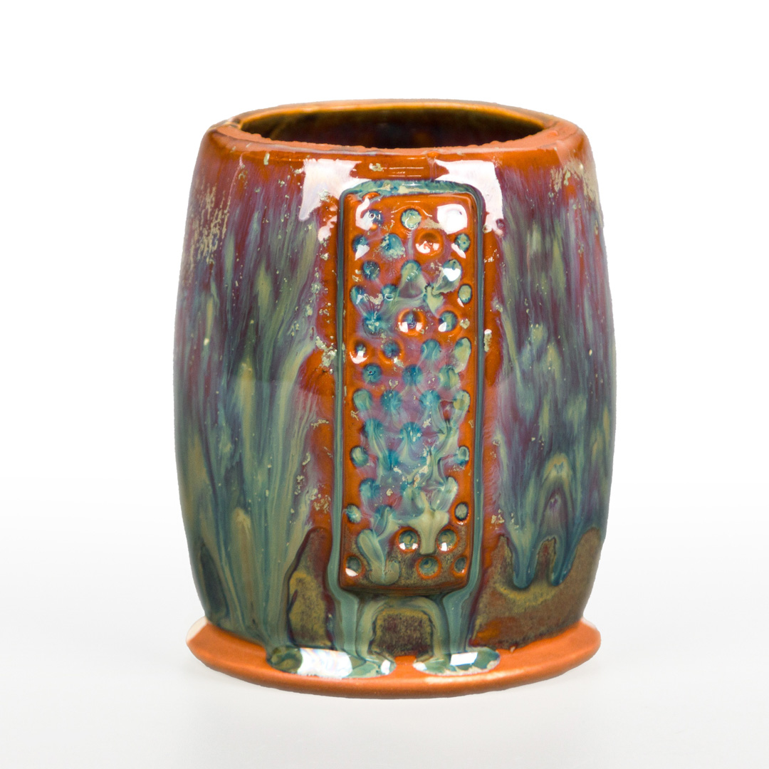 SW-118 Sea Salt over SW-229 Mood Ring on EG007 Terracotta Engobe