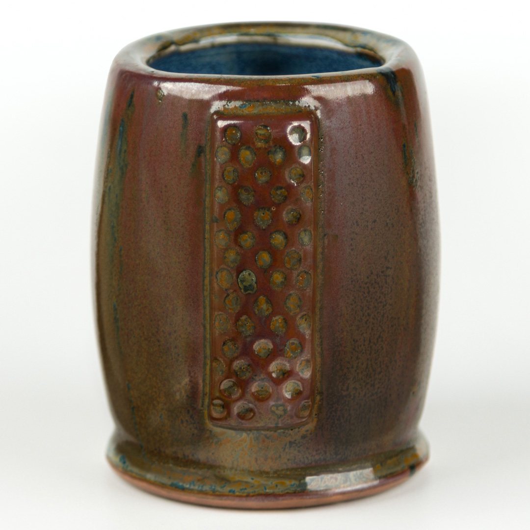 SW-130 Copper Jade over SW-227 Tidal Wave on EG-003 Brick Red Engobe