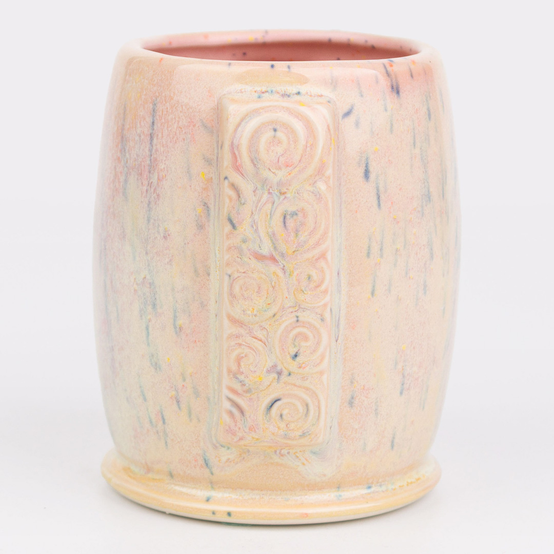 SW-169 Frosted Lemon over SW-230 Pink Speck