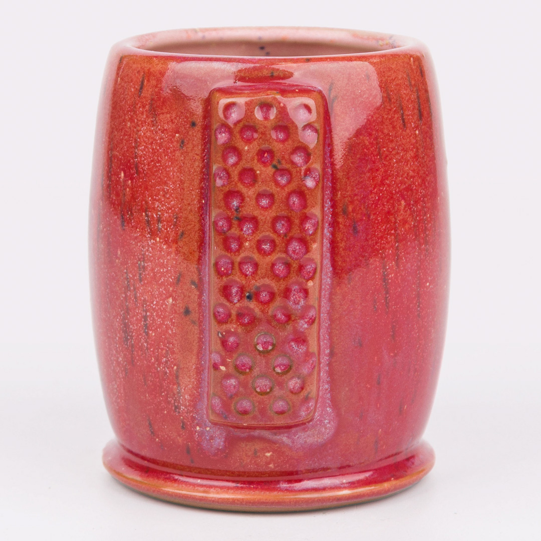 SW-177 Raspberry Mist over SW-230 Pink Speck on EG-007 Terracotta Engobe