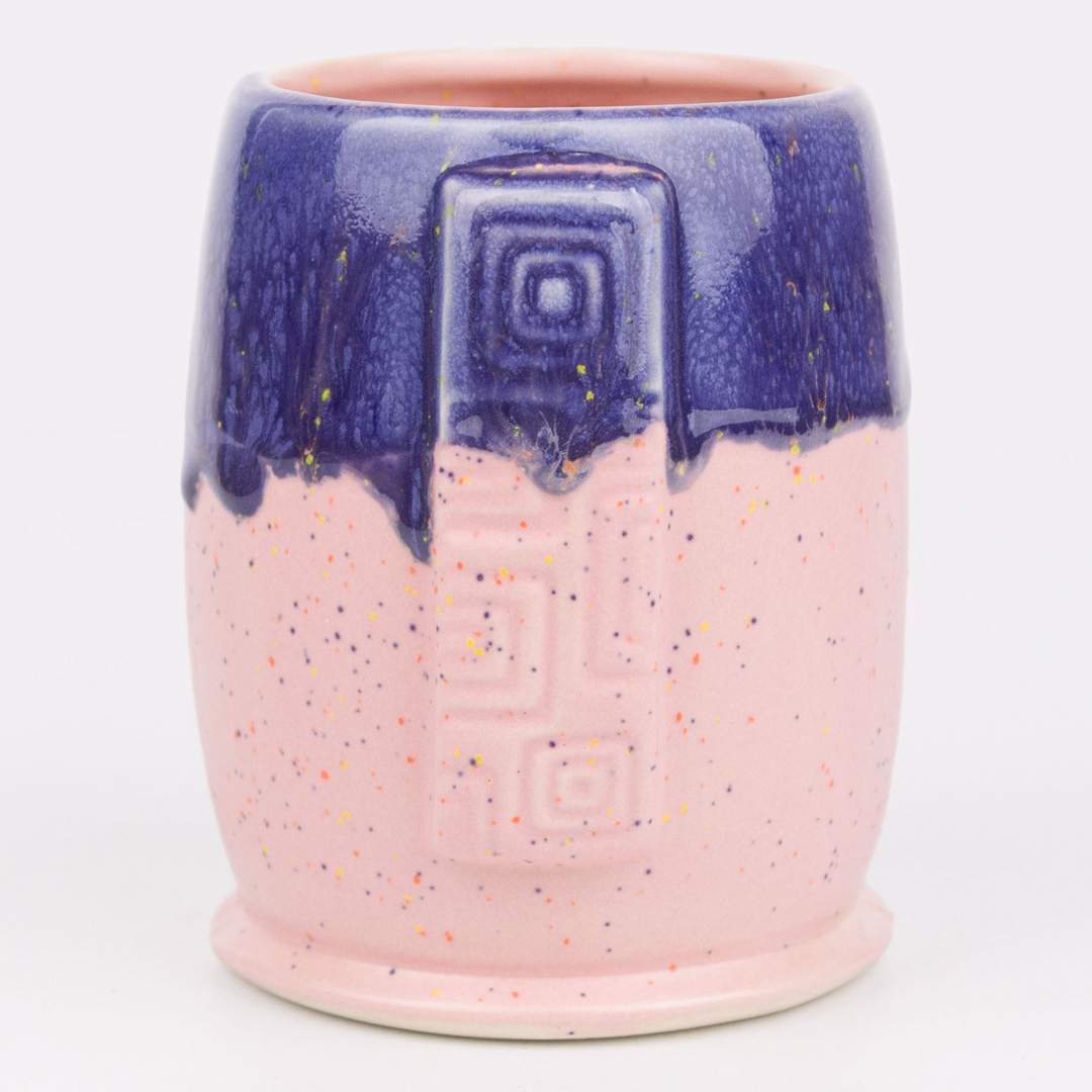 SW-230 Pink Speck over SC-71 Purple-licious