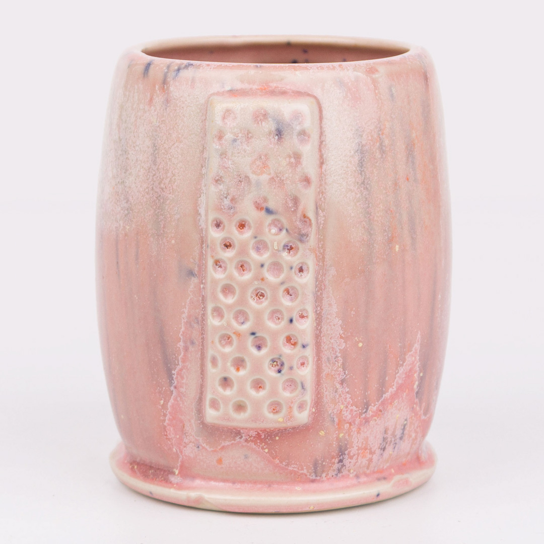 SW-230 Pink Speck over SW-408 White Flux
