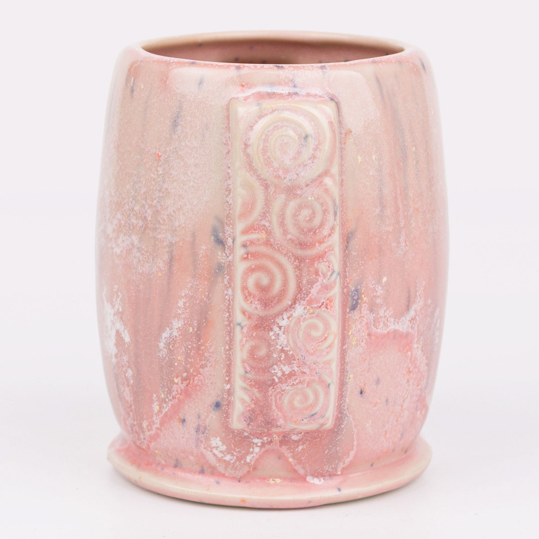 SW-408 White Flux over SW-230 Pink Speck