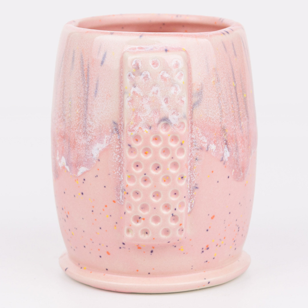 SW-408 White Flux over SW-230 Pink Speck